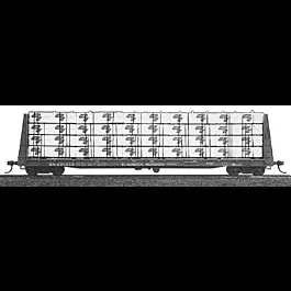 60' Flatcar Lumber Load Kit -- Crown Zellerbach