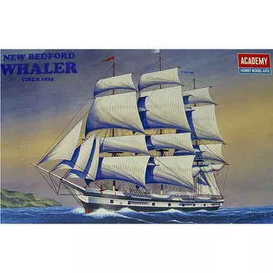 ACADEMY - 1:200 Scale BEDFORD WHALER Plastic Model Sail Ship Kit (14204)