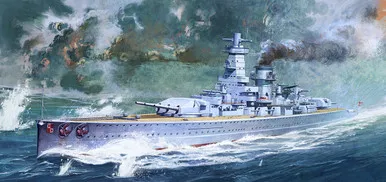 ACADEMY - 1:350 Scale GRAF SPEE Battleship Plastic Model Kit (14103)