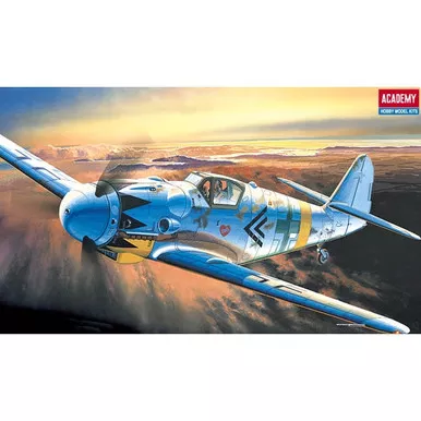 ACADEMY - BF-109G14 Messerschmitt 1:72 Scale Plastic Airplane Model Kit (12454)