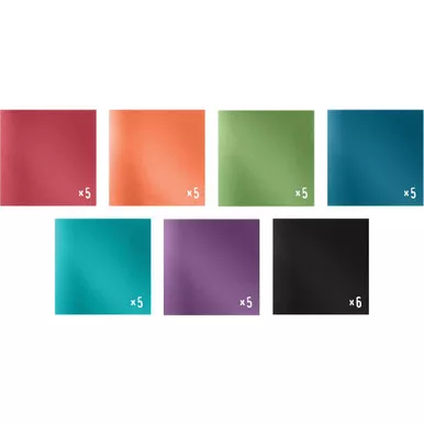 Advantus - Jewels Idea-Ology Paper Stash Kraft Metallic Paper Pad 8"X8" 36/Pkg (TH93781)