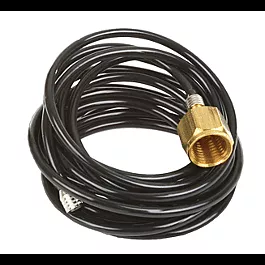 Airbrush Accessories -- Vinyl Airhose w/Connectors 8' lightweight