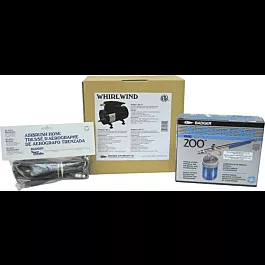 Airbrushes -- Model 200 Airbrush Deluxe Set - Medium w/18010 Compressor