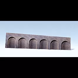 Arcades - Natural Stone w/Round Arch (gray) -- Right Slope - 43-3/4 x 4-15/16 x 1/2"111.2 x 12.5 x 1.2cm