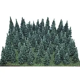 Assorted Pine Trees -- 1-1/2 to 3"3.8 to 7.6cm pkg(100)