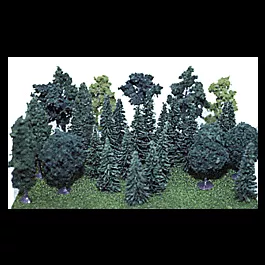 Assorted Trees -- 2-1/2 to 4"6.4 to 10.2cm pkg(30)