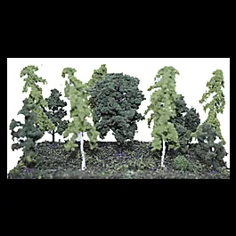 Assorted Trees -- 2-1/2 to 5"6.4 to 12.7cm pkg(12)