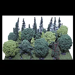 Assorted Trees -- 2 to 3-1/2"5.1 to 8.9cm pkg(40)