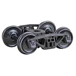 Bettendorf 50-Ton Self-Centering HGC Trucks -- Code 110 (.110") 33" Smooth-Back RP-25 Wheels1 Pair