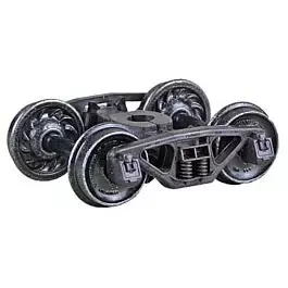 Bettendorf 50-Ton Self-Centering HGC Trucks -- Code 88 (.088") 33" Ribbed-Back RP-25 Wheels 1 Pair