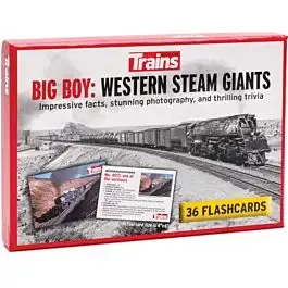 Big Boy: Western Steam Giants Flashcards -- 36 Cards