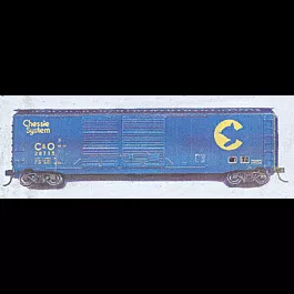 Blueprint Series 50' AAR Double-Door Boxcar -- Chessie (C&O; blue)