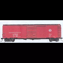 Blueprint Series 50' AAR Single Door Boxcar w/8' Door & Riveted Sides -- Pennsylvania (red circle keystone)