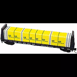 Bulkhead Flatcar Load -- Johns-Manville