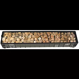 Cast Resin Freight Car Load -- Baled Random Scrap for Gondola (car sold separately)