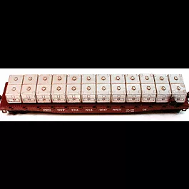 Cast Resin Freight Car Load -- Barium Oxide Bins - Small