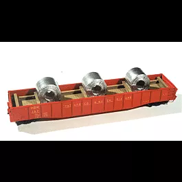 Cast Resin Freight Car Load -- Coil Steel for Gondola (car sold separately)
