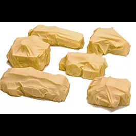 Cast Resin Freight Car Load -- Wrapped Machinery - 6 Assorted Pieces