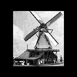 "The Cat" Windmill w/Motor -- 11-1/4 x 5-1/8 x 13-1/8"28.5 x 13 x 33cm