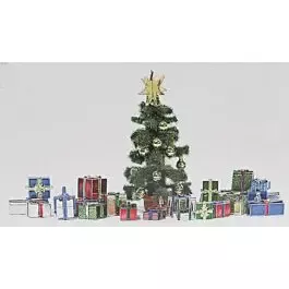 Christmas Gift Set with Tree
