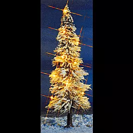 Christmas Tree w/Lights -- 8"20cm