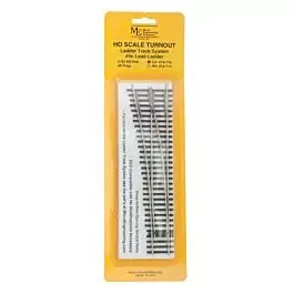 Code 83 Ladder Track System Turnout -- #5c Left Hand Lead Ladder