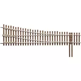 Code 83 Ladder Track System Turnout -- #5c Right Hand Lead Ladder