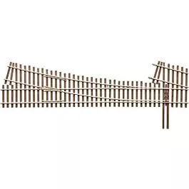 Code 83 Ladder Track System Turnout -- #5e Right-Hand Last Ladder