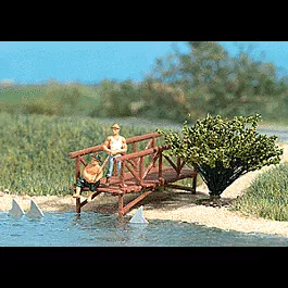 Complete Miniature Scene -- "Big Ones Are Biting"