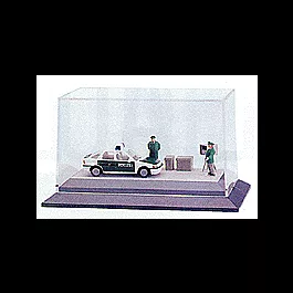 Complete Miniature Scene -- "Flensburg Speed Trap" (Police Radar Unit w/Figures & Vehicle)