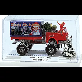 Complete Miniature Scene -- "Merry Christmas VIII"