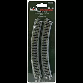 Curved Roadbed Track Section - Unitrack -- 30-Degree, 13-3/4"348mm Radius pkg(4)