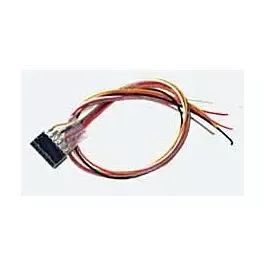 DCC Decoder Cable Harness with NEM651 6-Pin Socket -- 11-13/16"30cm Leads