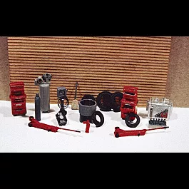 Deluxe Gas Station Interior Detail Set -- Unpainted