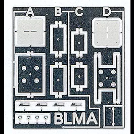 Diesel Locomotive Antenna Stands -- Short & Regular Styles (Previously #91) pkg(4), Includes Sinclair Antenna