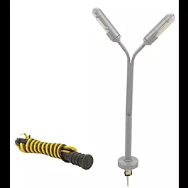 Double Curved Arm Light -- 2-5/32"5.5cm