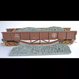 EasyFit(TM) Cast Resin "Drop-In" Ballast Loads pkg(2) -- For Walthers/Train Miniature 42' Hart Ballast Gondola (Sold Separately)