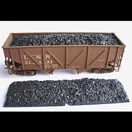 EasyFit(TM) Cast Resin "Drop-In" Coal Load - 2-Pack -- For PROTO 2000 50-Ton Hopper (Sold Seperately)