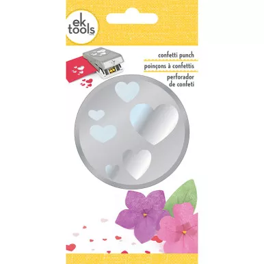 EK SUCCESS - Large Punch-Confetti Hearts (E5430281)