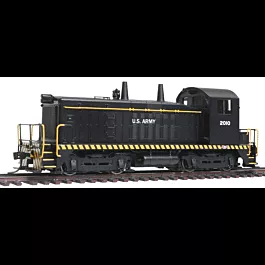 EMD SW7 w/Sound & DCC - Paragon2 -- US Army #2010 (black, yellow)