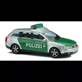 European Emergency Vehicles - Audi A4 Avant -- Polizei "Baden Wurttemberg" (green, metallic silver)