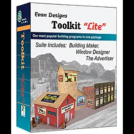 Evan Designs Software Toolkit "Lite" for Making & Adding Details to Struct -- Includes: "The Advertiser", "Model Builder", & "Window Designer"