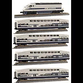 F59PHI & 4 Bilevel Passenger Cars Train-Only Set -- Metrolink