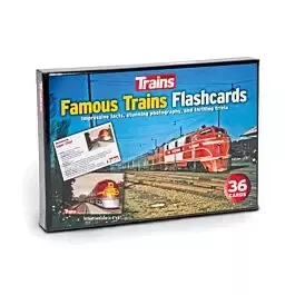 Famous Trains Flashcards -- 36 Cards