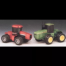 Farm Country Farm Machinery Assortment -- 4x4 Tractors 6 Each John Deere, Case IH