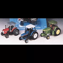 Farm Country Farm Machinery Assortment -- Row Crop Tractors Case (4) Deere(4), Ford(2), Massey(2)