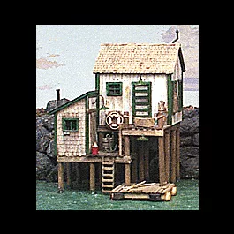 Fisherman's Shanty -- 3 x 3"7.5 x 7.5cm