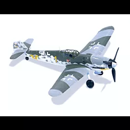 Former German Air Force WWII Aircraft Messerschmidt Bf 109 -- Erich Hartmann Jagdgeschwader 52 "Ursel" Russian Front 1943