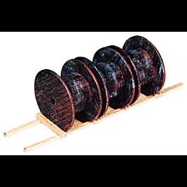 Freight Car Loads -- Wooden Cable Reels 3-5/8" 9cm