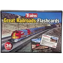 Great Railroads Flashcards -- 36 Cards